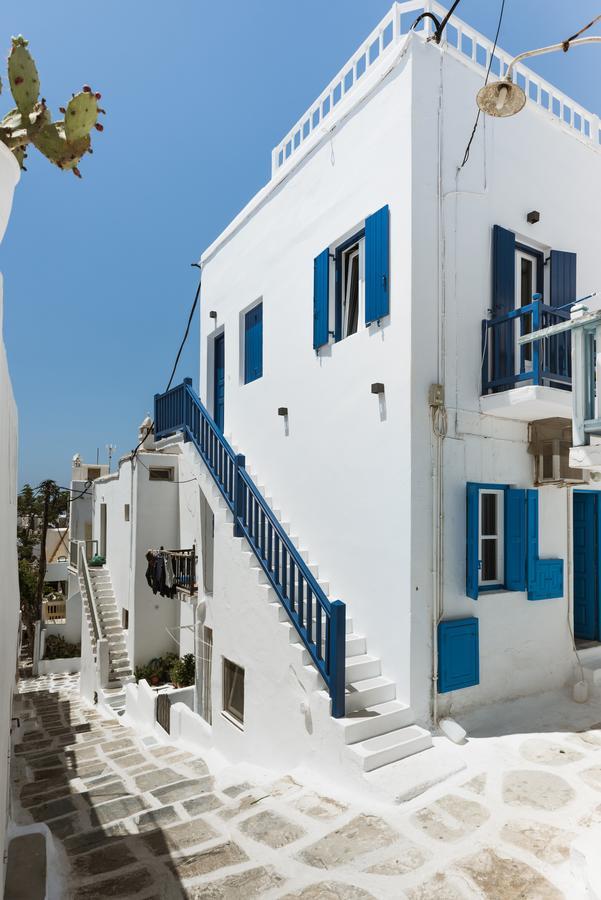 Apartamento White And Grey Chora Mykonos Town Exterior foto