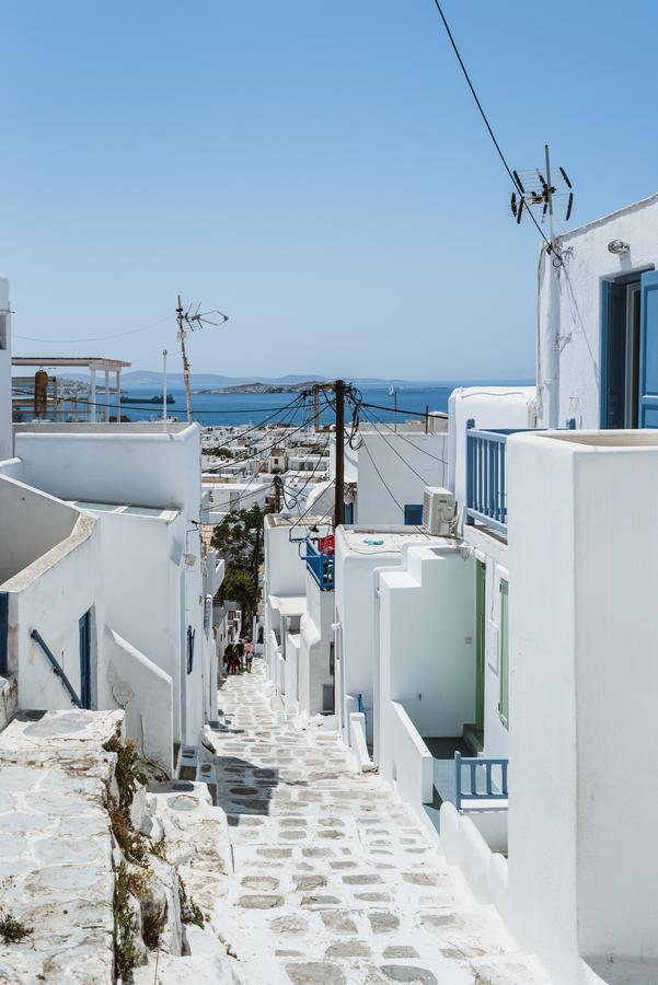 Apartamento White And Grey Chora Mykonos Town Exterior foto